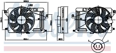 KALE 353730 Fan Motoru GM 8V61/8C607/ED