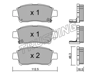 SANGSIN SP1230 Fren Balatası Ön GM 04465/52130