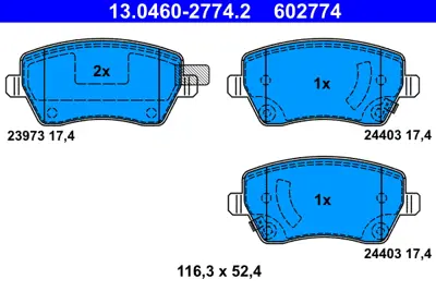 SANGSIN SP1564 Fren Balatası Ön GM D1060/1HA0A