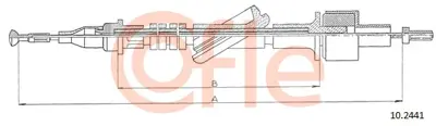 TURTEL 502-1408 Debrıyaj Telı GM 88VB/7K553/AA