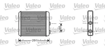 GM 93180006 Heatercore