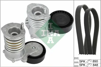 INA 529 0477 10 V Kayıs Setı GM 6M5Q/6A228/BA/KIT