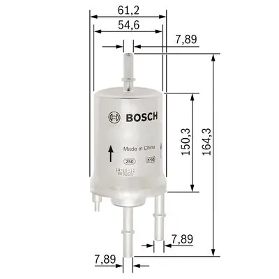 BOSCH F026403006 Yakıt Fıltresı GM 6Q0201051C