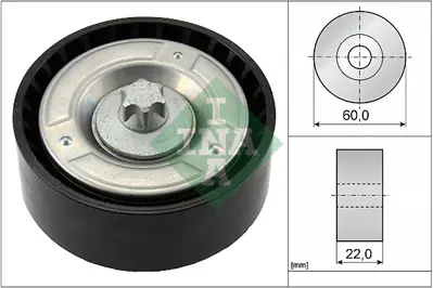 INA 532 0798 10 V Kayıs Gergı Rulmanı GM A6512001470