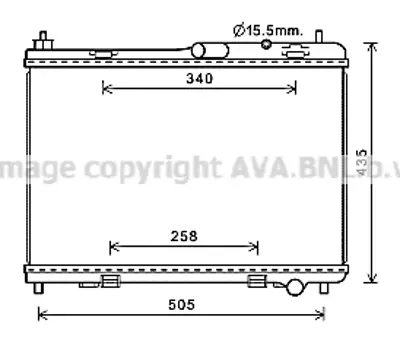 BEHR CR 2427 001S Su Radyatörü GM AE81/8005/AB