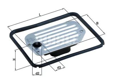 MAHLE HX 85D Sanzuman Yag Fıltresı GM 1F325433