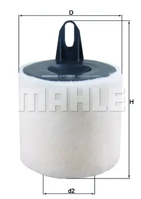 MAHLE LX 1651 Hava Fıltresı GM 13717532754