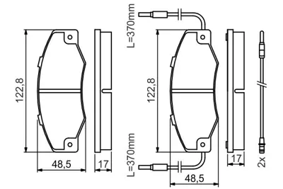 BOSCH 0986460953 Fren Balatası Ön GM 7701202481