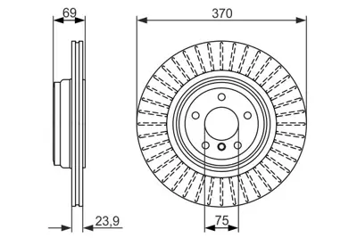 BOSCH 0986479730 Frendıskı GM BMW34216775291