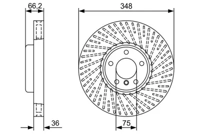 BOSCH 0986479W20 Fren Dıskı Ön GM 34116785670