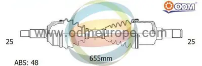 ANKA 1032-3009 AKS KOMPLE SOL 10323009 İ20 1.2 ABSLİ 48DİŞ 15->