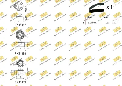 ARA FOR609NSK (NSK BİLYALI) GERGİ BİLYASI FOR609NSK ESCORT 16V MONDEO 16V