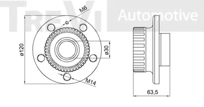 BROM VW61007 PORYA ARKA BİLYALI VW61007 GOLF-IV OCTAVIA TOLEDO-II LEON A3 1.4 1.6-16V 1.8-20V