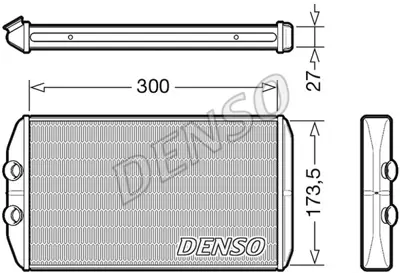 DENSO DRR12008 KALORİFER RADYATÖRU DRR12008 IVECO DAILY (14>)