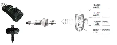 EKİM HKS120001 OKSİJEN SENSÖRÜ HKS120001 DOĞAN SLX TİPO 1.6 FIRORINO 1.4, 1.6 (4 FİŞLİ) P106 P306 XSARA (4 FİŞLİ)