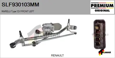 EKİM HSM197011 SİLECEK MEKANİZMASI ÖN HSM197011 MEGANE-II (02-10)