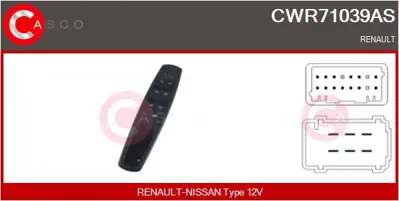 EKİM PRA700093 CAM AÇMA ANAHTARI SOL RENAULT FLUENCE