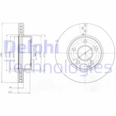 ELITCAR FD24653C DİSK AYNASI ÖN FD24653C W204 C180 (08-14) C204 (11-) KAPLAMALI