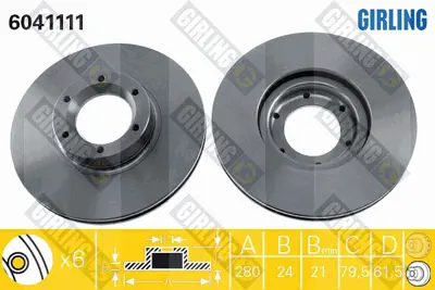 ELITCAR FD30123 DİSK FREN AYNASI ÖN FD30123 MOVANO 6 BİJON HAVALI