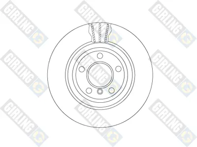 ELITCAR FD52541 DİSK AYNASI ARKA FD52541 BMW F10 (10-16) 5SERİ HAVALI ÇAP:330x20x5D