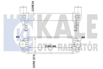 KALE 344920 TURBO RADYATÖRÜ 344920 TRANSİT CONNECT 1.8TDCI 06>12