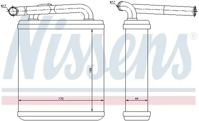 KALE 346560 KALORİFER RADYATÖRÜ 346560 H100 MİNİBÜS BRAZING KLIMALI