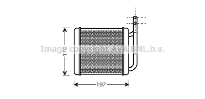 KALE 346835 KALORİFER RADYATÖRÜ 346835 H100 MİNİBÜS (BRAZING)