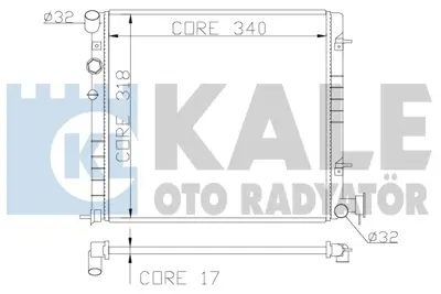 KALE 372500 RADYATÖR 372500 ACCENT ACCENT-II (335x317x16) BRAZING MT