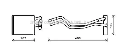 KALE 346545 KALORİFER RADYATÖRÜ 346545 FIESTA VI 08-> (BRAZING)