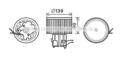 KALE 347040 KALORİFER MOTORU 347040 ALBEA PALIO STRADA