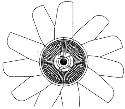 BEHR CFF 494 000P Radıatorcondenserfan