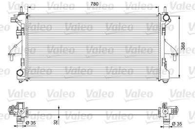 KALE 356455 Radyatör 2052011ab Ducato-Iıı 2.3 Jtd (06-) (Klima) Boxer-Iıı Jumper-Iıı 2.2 Hdi GM 1330Q2, GM 1330Q3, GM 1330S3, GM 1330Z4, GM 133300000, GM 1340359080, GM 13425880, GM 1342588080, GM 1342688080, GM 1349196080