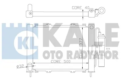 KALE 382400 Radyatör Kiti (Modül Radyatör+kondansör) 382400 Kango GM 8200267994, GM 8200732379, GM 7711497454, GM 34090002, GM RA0230940, GM 637637