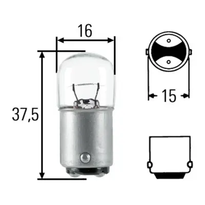 HELLA 8GA 002 071-361 Ampül