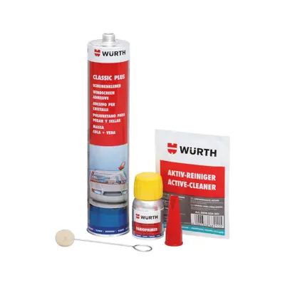 WURTH LTRW023700 Cam Yapıstırma Macunu Setı Cla