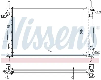 BEHR CR 1138 000S Su Radyatörü GM ME97BB/8005/AA