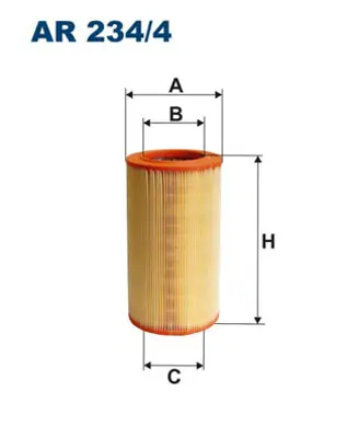 FILTRON AR 234/4 Hava Fıltresı GM 51793172, GM 51874053, GM 71765803, GM 51818275, GM 51874054, GM 71765653, GM 51793166, GM K68102241AA, GM 6001073250, GM 71765460