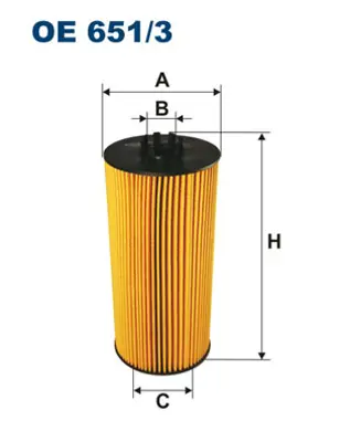 FILTRON OE 651/3 Yag Fıltresı GM 000/180/21/09