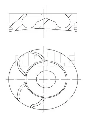 FEDERAL-MOGUL MOTORPARTS 87-70725 080A Pıston+segman GM 55181774, GM 624060, GM 71734220, GM 93181661