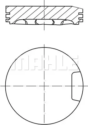 FEDERAL-MOGUL MOTORPARTS 87-72203 050 Pıston+segman GM 058107065J