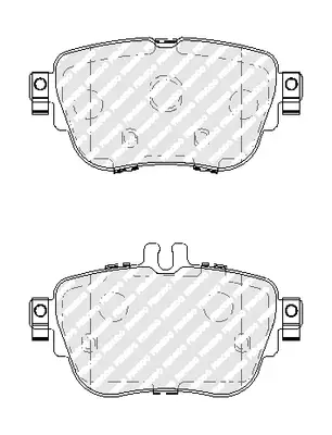 FERODO FDB5032 Fren Balatası Arka GM A0004206000, GM A0004206100, GM A0004209700, GM 4206000, GM 4206100, GM 4209700, GM 4209800, GM A0004209800, GM A0004209203, GM 4209203