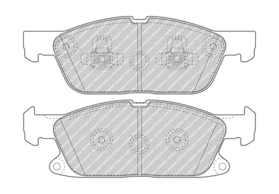 FERODO FDB5087 Fren Balatası Ön GM KTJ1GC/2K021/AA