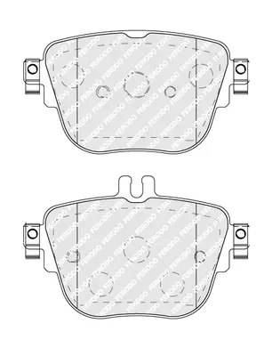 FERODO FDB5106 Fren Balatası Arka GM A0004206200, GM A0004207903, GM 4206200, GM 4207903, GM 4206300, GM A0004206300