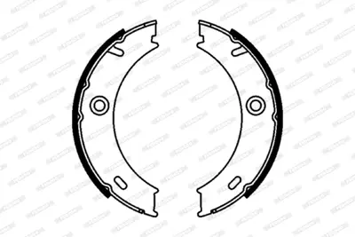 FERODO FSB625 El Fren Balatası GM A0024205920, GM A9044200220, GM A9044200320, GM A9044200420, GM 24205920, GM 9044200220, GM 9044200320, GM 9044200420, GM 2D0609525A, GM 2D0609538A