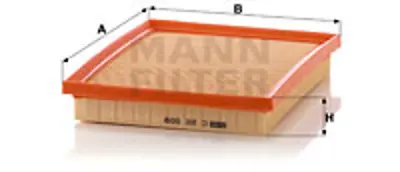 MANN FILTER C 22 009 Hava Fıltresı GM 178013702079, GM 1780137020, GM V91120048, GM AY120TY089, GM 1780137021, GM 178010T040, GM 178010T050, GM 1770037250, GM 1770037251, GM 1770037252