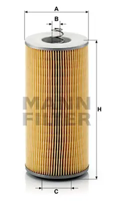 MANN FILTER H 12 110/2 X Yag Fıltresı GM 000/184/38/25