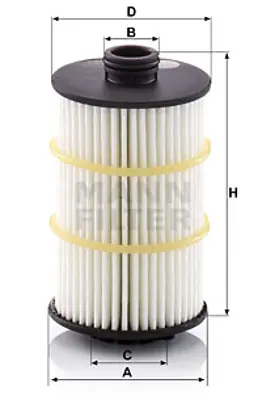 MANN FILTER HU 7024 z Yag Fıltresı GM 079115561J