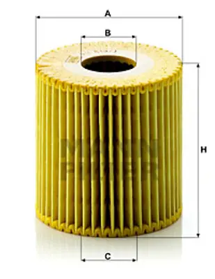 MANN FILTER HU 819/1 X Yag Fıltresı GM 15208AD200, GM AY110NS001, GM 15208AD20A, GM 152085M300, GM 15208BN31A, GM 15208AD300, GM A5208AD200, GM 5208AD200, GM 1520800Q0G, GM 1N0314302