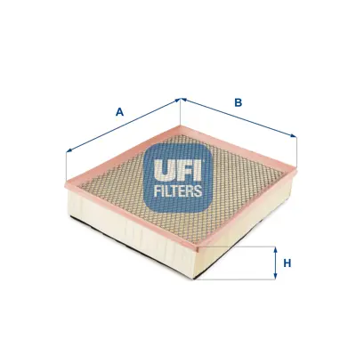 UFI 30.512.00 Hava Fıltresı GM 2H0129620, GM 2H0129620B, GM 2H0129620C, GM 2H6129620, GM 2H0129620A, GM 2H0129620D, GM 2H129620, GM 2H0129607, GM 2H6129620A