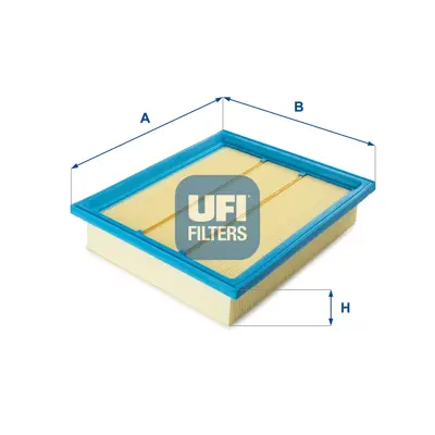 UFI 30.996.00 Hava Fıltresı GM 1HM129620, GM 1H0129620, GM 1444N2, GM 1HS129620, GM 5027147, GM 1HO129620, GM 619080, GM IH0129620, GM 7701409302, GM 7701409301